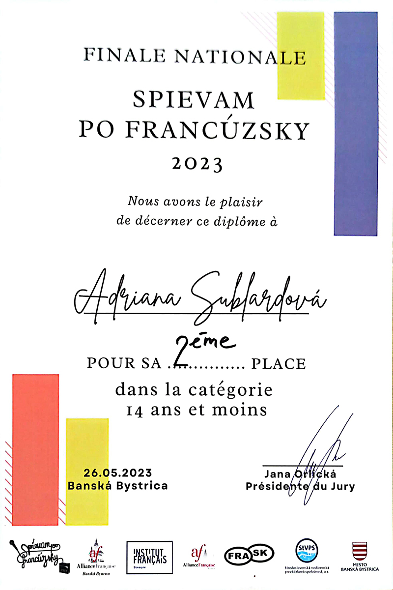 2023 05 Diplom Adriana Sublardová
